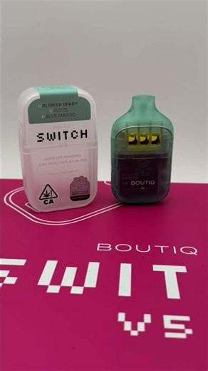 BOUTIQ SWITCH V5Triple tank all in one 🔥Dm link in description #disposablevape #switch