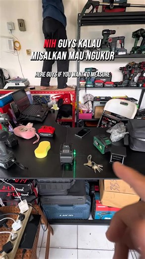 16 Line Green Laser Level APR AP135 – Cross Line Leveling Tool for Construction & DIY Projects#reels #reelsinstagram #laserlevel #LaserLevel #LaserLevelHijau #LaserLevelAPR #APRAP135 #APRTools #LaserLevel16Line #GreenLaserLevel #CrossLineLaser #laserleveling | Jaya Teknik Official