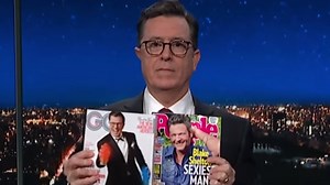 Stephen Colbert Refuses to Accept Blake Shelton as Sexiest Man Alive: 'He's a Solid 7'