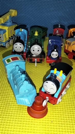 Amazing the blue and Thomas whoooooa #thomasandfriends #keretabaru #train #fasttrainindonesia