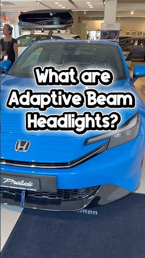Hondas New MID Adaptive Beam Headlight Technology