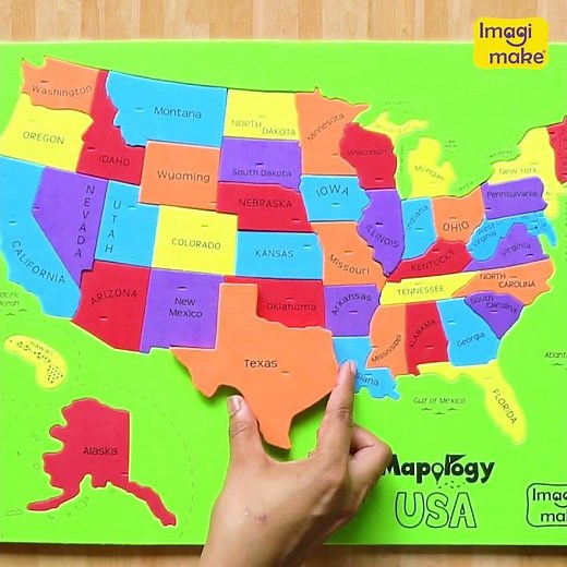 Imagimake | Mapology | USA | Flashcards | Capitals | Play & Learn | Geography