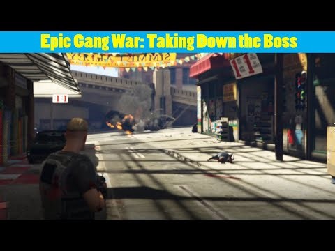 Epic Gang War: Taking Down the Boss (GTA V Online)