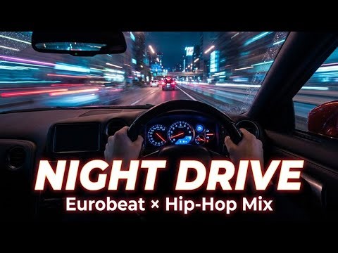【1 Hour BGM】都会の孤独を加速させる。│Long Night Drive Mix / Eurobeat x Hip-Hop