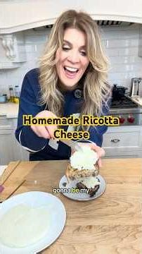 Homemade Ricotta Cheese Making Homemade Ricotta is easier than you think. #ricotta #recipe