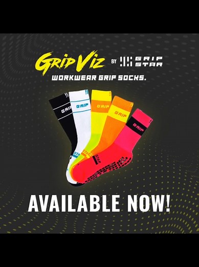 GripViz Work Socks by Grip Star Socks #performance #safety #socks #work #fyp #gripstarsocks