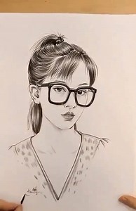 Portrait painting from pencil | Beautiful Artworks