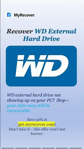 WD External Hard Drive Missing? 🔧 Restore Data in Minutes! #datarecovery #westerndigital