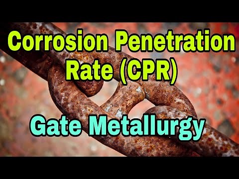 Corrosion Penetration Rate (CPR)//How to Calculate thickness loss of material per unit time