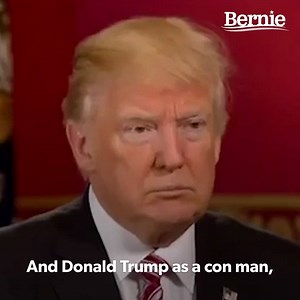 Donald Trump is a fraud. We will expose his lies to the American people, defeat him, and create a country that works for all. | Bernie Sanders