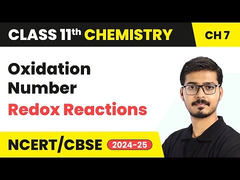 Oxidation Number - Redox Reactions | Class 11 Chemistry Chapter 7 | CBSE 2024-25