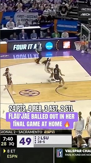 A game to remember for Flau’jae 🔥