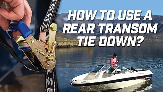 How to use a Rear Transom Boat Tie Down