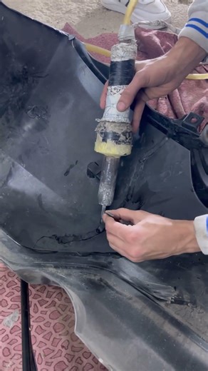 How to weld a fiberglass bumper