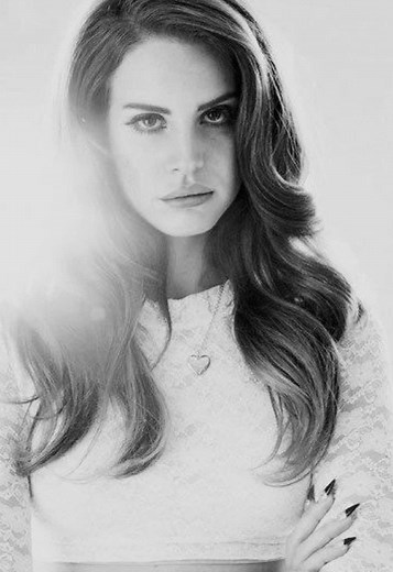 Norman F. Rockwell Lana Del Rey you make me blue - GIF edit