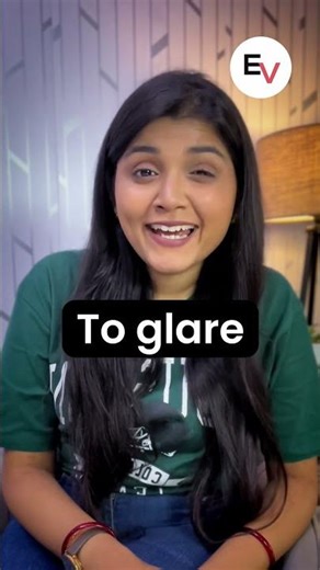 "Stare" vs. "Glare" 👀 What is the difference? #learnenglish