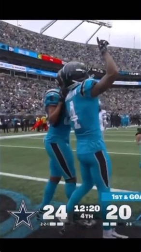 Young Fires Scores TOUCHDOWN | Panthers vs. Cowboys Week 6