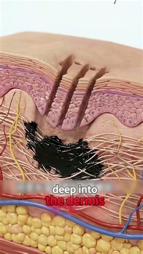 Why tattoos are IMPOSSIBLE to remove completely#tattoofacts #bodyscience #interestingfacts