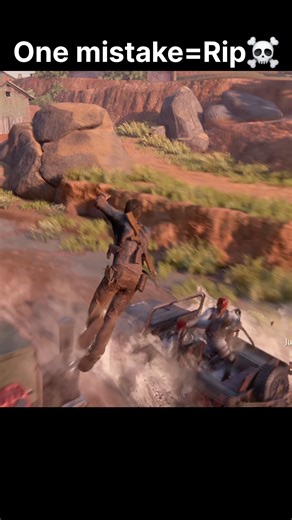 Uncharted 4 Rockstar moments hit different #uncharted4 #gaming #youtubeshorts