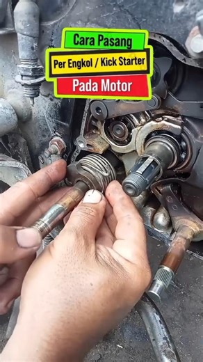 Cara Pasang Per Engkol / Kick StaterPada Motor #tutorial #tricks