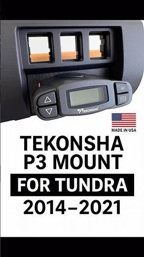 Gabafied Tekonsha P3 Brake Controller Mount - Fits 2014-2021 Toyota Tundra — EASY install!