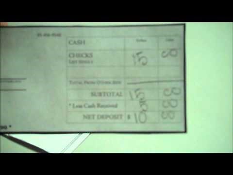 HOW TO CASH A CHECK