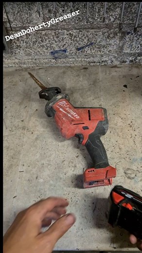 157K views · 8.2K reactions | A Milwaukee tools cordless brushless Recip saw that has completely rusted solid. Was quite a lot of working freeing this one up again. Lots of #WD40 with plenty of heating and beating. #mailwaulee #rusted #rust #tools #milwaukeerepair #toolrepair #likenew | Deandohertygreaser | Facebook