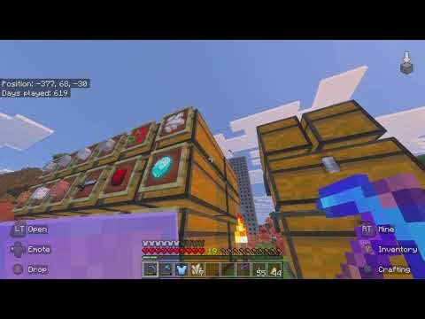 Building a very efficient Copper Golem item sorting system array in survival - Minecraft