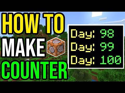 How To Make a Day Counter In Minecraft PS4/Xbox/PE