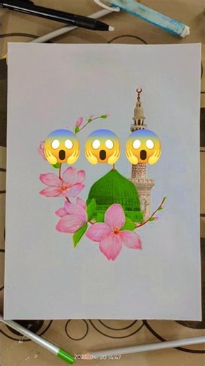 Kaaba painting! Easy acrylic painting art | Beginner painting on canvas #canvaspainting #painting