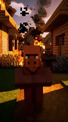 A Fire Spread Faster Than I Expected — Villager Rescue Challenge #minecraft