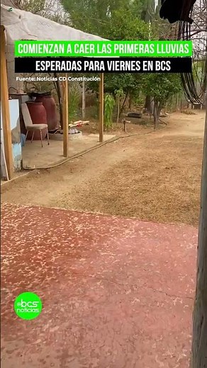 Comienzan a caer las primeras lluvias esperadas para este viernes en La Paz y Los Cabos