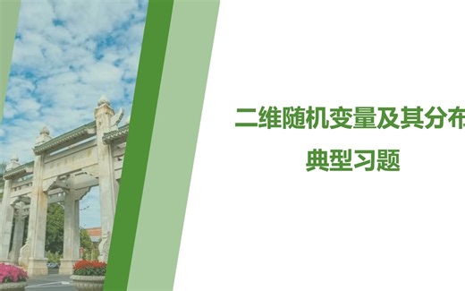 二维随机变量及其分布典型习题