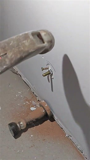 Installing door stops with this sleeve made things easier