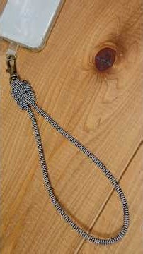 簡単♪パラコード1mで出来るハンドストラップの作り方 #パラコード #paracord