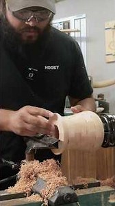 How to turn a segmented vase on the lathe. #woodworking #diy #woodturning #segmenting