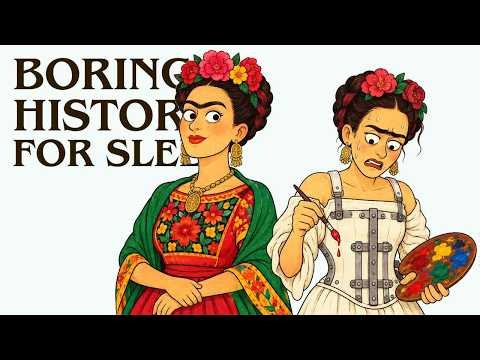 What Life Was REALLY Like for Frida Kahlo Behind Her Iconic Paintings | Boring History For Sleep