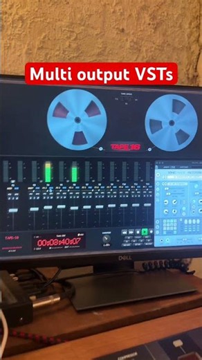 Multi-output VSTs in TAPE-16 + Microtonic