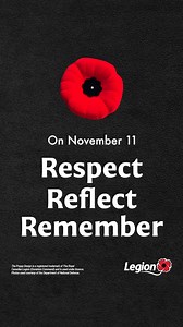 11K views · 8.6K reactions | On November 11 Respect Reflect Remember | Ontario Government | Facebook