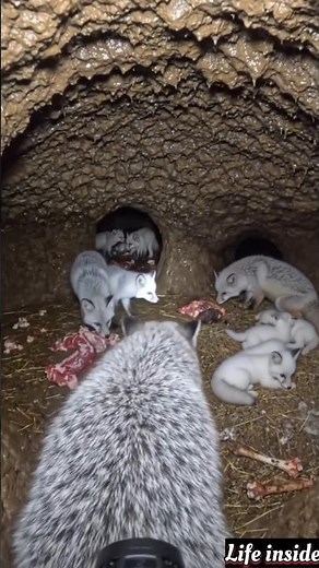 The Coldest Hunt Ever Recorded 🦊 Arctic Fox POV #shorts #wildlife #documentary #nature #animals