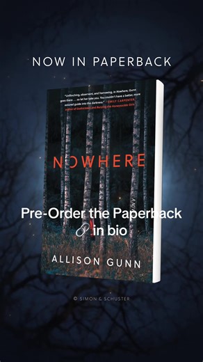 Nowhere’s paperback comes out on 3/17! Preorder now 🌲 #booktok #fyp #appalachia #horror