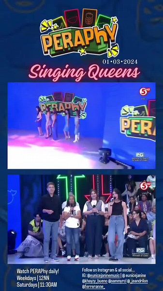 Eat Bulaga Singing Queens Showcase Talent