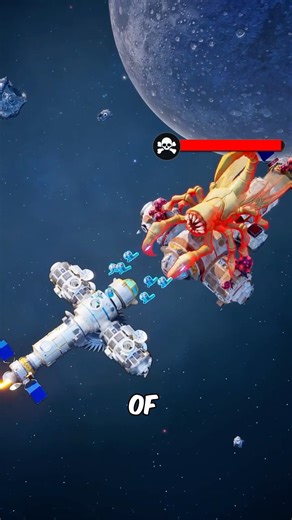 Galactic Frontier: Alien vs 2 Space Ships #viralshort #galacticfrontier