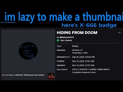 Random 6:06 Sublevels | Sublevel X-95 and X-666