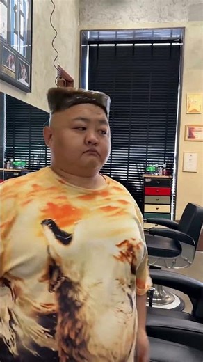 New hairstyle fair and equitable. #Hairstyle determines temperament #barbershop #abstract