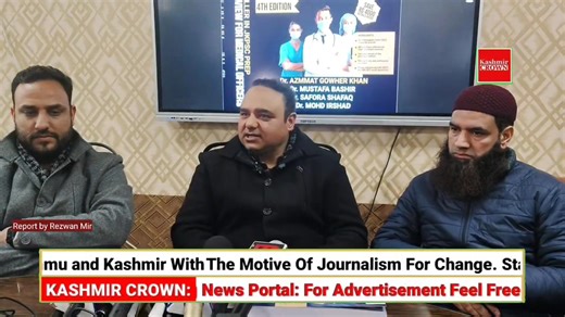 JKPSC Quick Review for Medical Officers Launched at GMC Baramulla Baramulla, J&K: The book “JKPSC Quick Review for Medical Officers”, authored by Dr. Azmat Gowher Khan, along with Dr. M. Irshad, Dr. Mustafa Bashir, and Dr. Safora Shafaq, was formally launched at Government Medical College (GMC), Baramulla. The book was released by Prof. (Dr.) Majid Jehangir, Principal, GMC Baramulla, who lauded the authors for their commendable effort in developing a focused and exam-oriented academic resource a