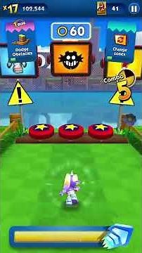 Unicorn Knight Cream Gameplay I Sonic Dash shorts #shortvideo #short