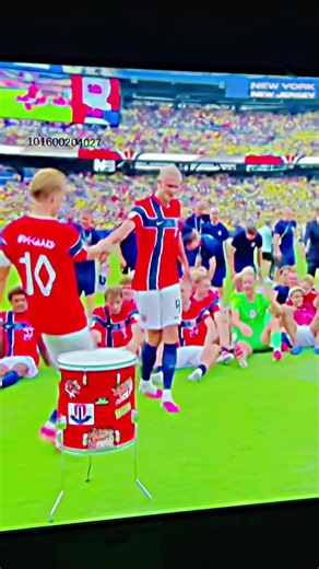 Norway vs Brazil: Viking Celebration After Match