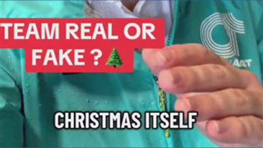 Real tree vs fake tree