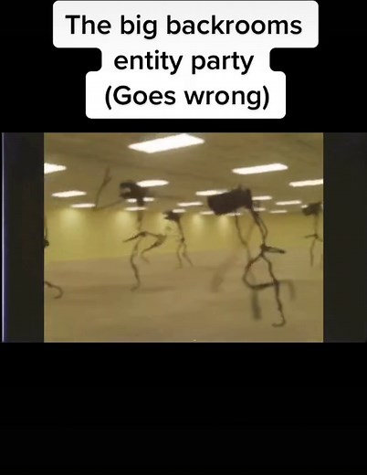 Welp that’s a party pooper! #Entity #Party #Partypooper #Chased #backrooms